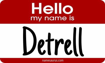 Hello my name is Detrell png download