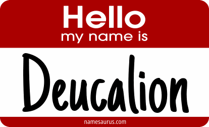Hello my name is Deucalion png download