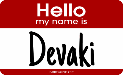 Hello my name is Devaki png download