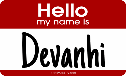 Hello my name is Devanhi png download