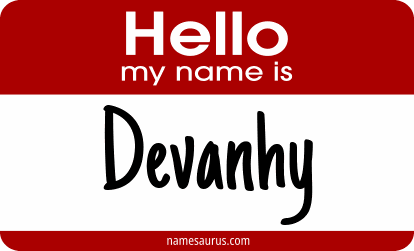 Hello my name is Devanhy png download