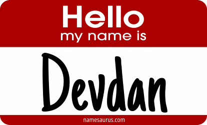 Hello my name is Devdan png download