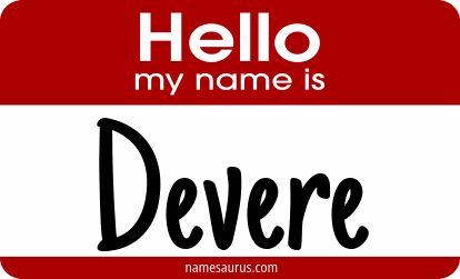 Hello my name is Devere png download