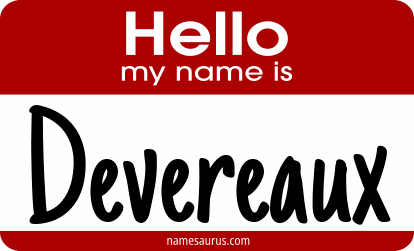 Hello my name is Devereaux png download