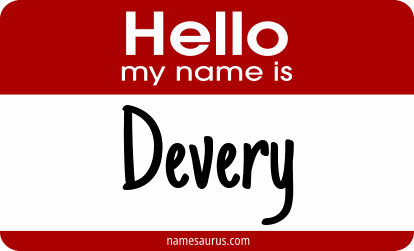 Hello my name is Devery png download