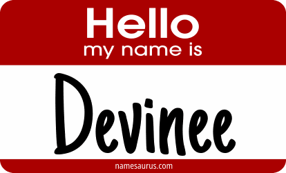 Hello my name is Devinee png download
