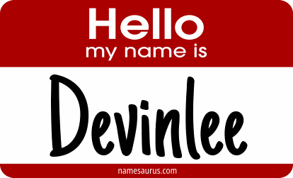 Hello my name is Devinlee png download