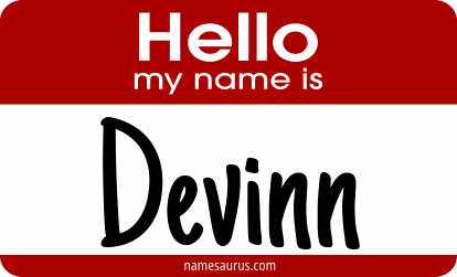 Hello my name is Devinn png download