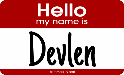 Hello my name is Devlen png download