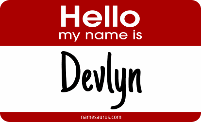 Hello my name is Devlyn png download