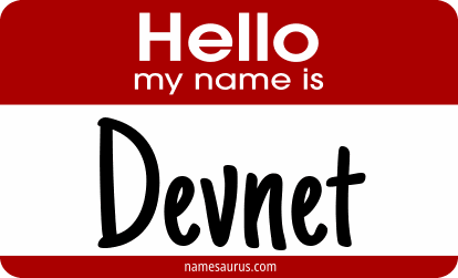 Hello my name is Devnet png download