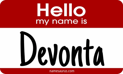 Hello my name is Devonta png download