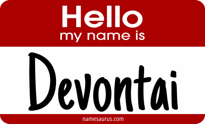 Hello my name is Devontai png download