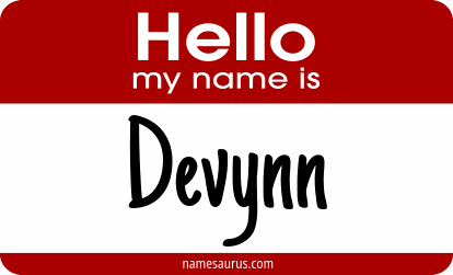 Hello my name is Devynn png download