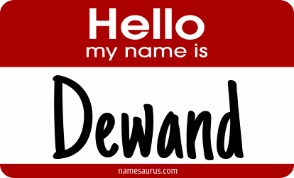 Hello my name is Dewand png download