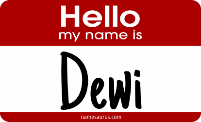 Hello my name is Dewi png download
