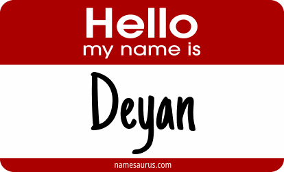 Hello my name is Deyan png download