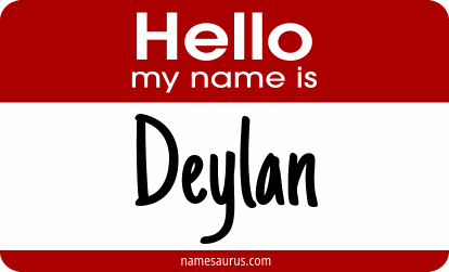 Hello my name is Deylan png download