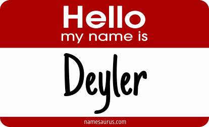 Hello my name is Deyler png download