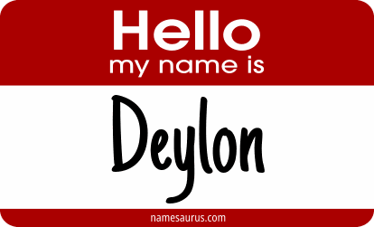 Hello my name is Deylon png download