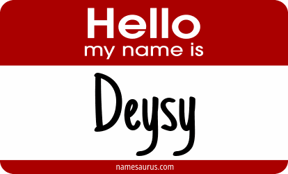 Hello my name is Deysy png download