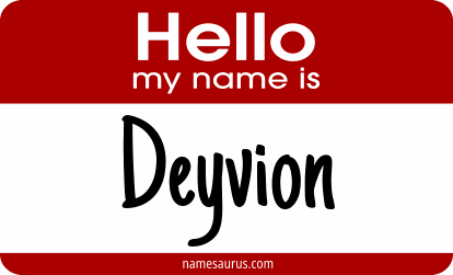 Hello my name is Deyvion png download
