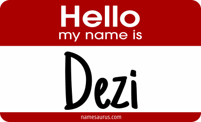 Hello my name is Dezi png download