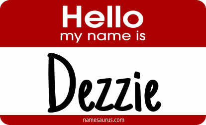 Hello my name is Dezzie png download
