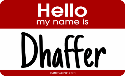 Hello my name is Dhaffer png download