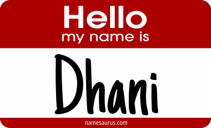 Hello my name is Dhani png download