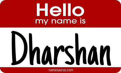 Hello my name is Dharshan png download