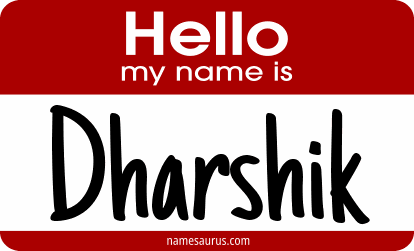 Hello my name is Dharshik png download