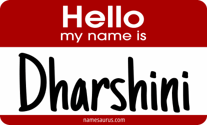 Hello my name is Dharshini png download