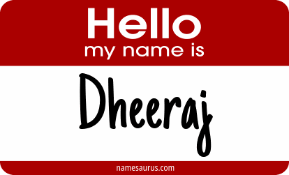 Hello my name is Dheeraj png download