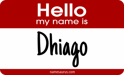 Hello my name is Dhiago png download