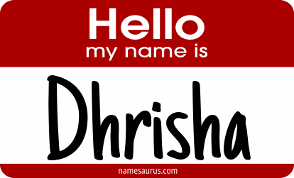 Hello my name is Dhrisha png download