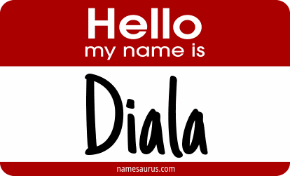 Hello my name is Diala png download
