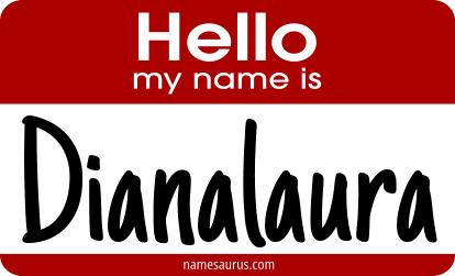 Hello my name is Dianalaura png download