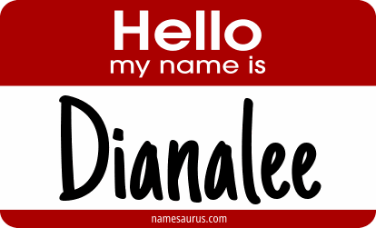 Hello my name is Dianalee png download