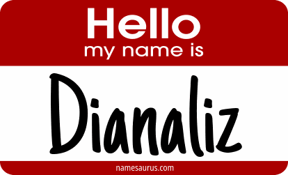 Hello my name is Dianaliz png download