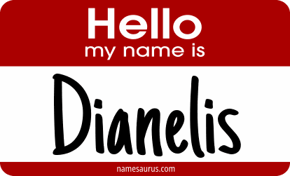 Hello my name is Dianelis png download