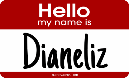 Hello my name is Dianeliz png download