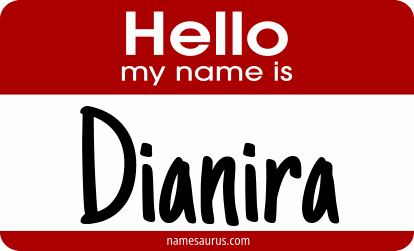 Hello my name is Dianira png download