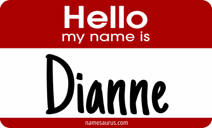 Hello my name is Dianne png download
