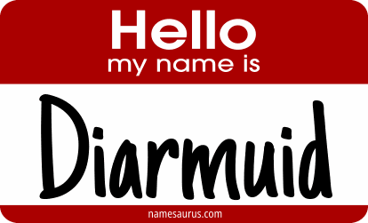 Hello my name is Diarmuid png download