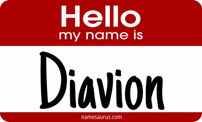 Hello my name is Diavion png download