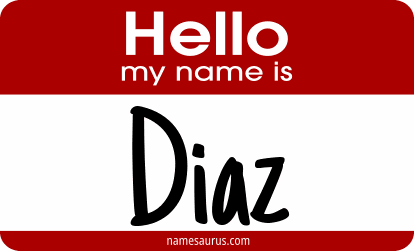 Hello my name is Diaz png download