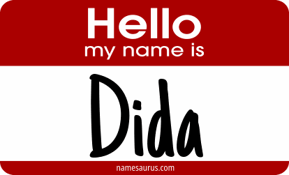 Hello my name is Dida png download
