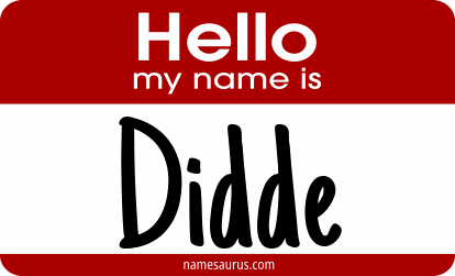 Hello my name is Didde png download