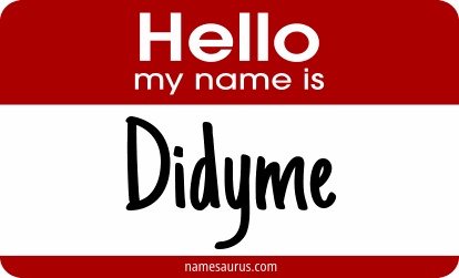 Hello my name is Didyme png download